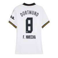 Camisa de Futebol Borussia Dortmund Felix Nmecha #8 Equipamento Alternativo Mulheres 2024-25 Manga Curta